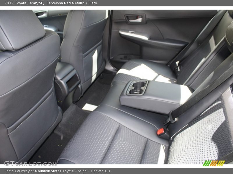 Barcelona Red Metallic / Black 2012 Toyota Camry SE