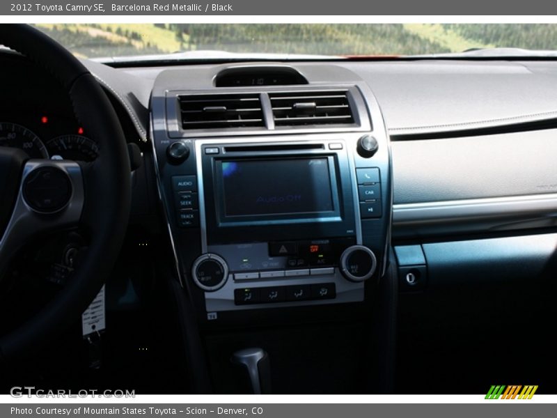 Barcelona Red Metallic / Black 2012 Toyota Camry SE