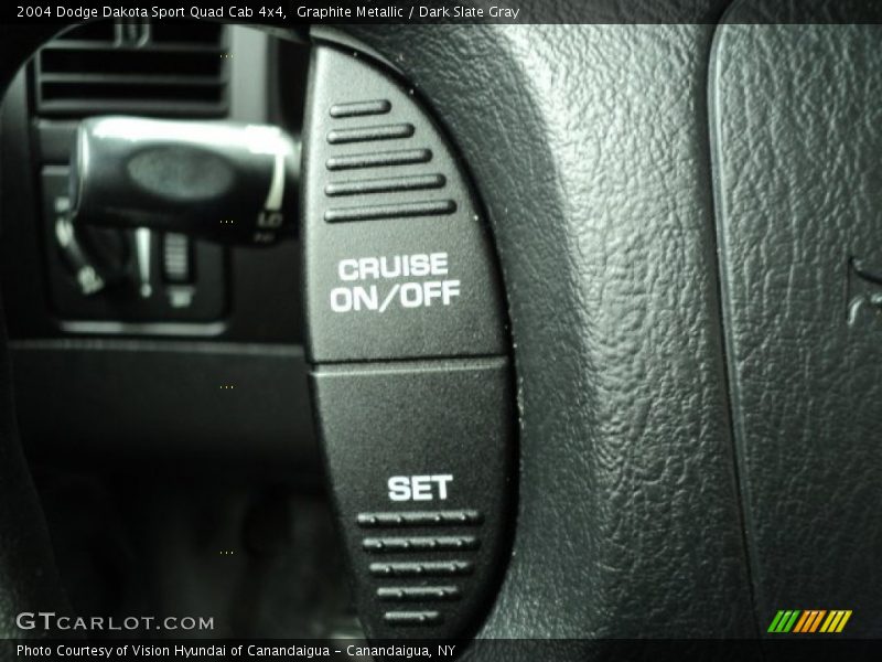 Graphite Metallic / Dark Slate Gray 2004 Dodge Dakota Sport Quad Cab 4x4