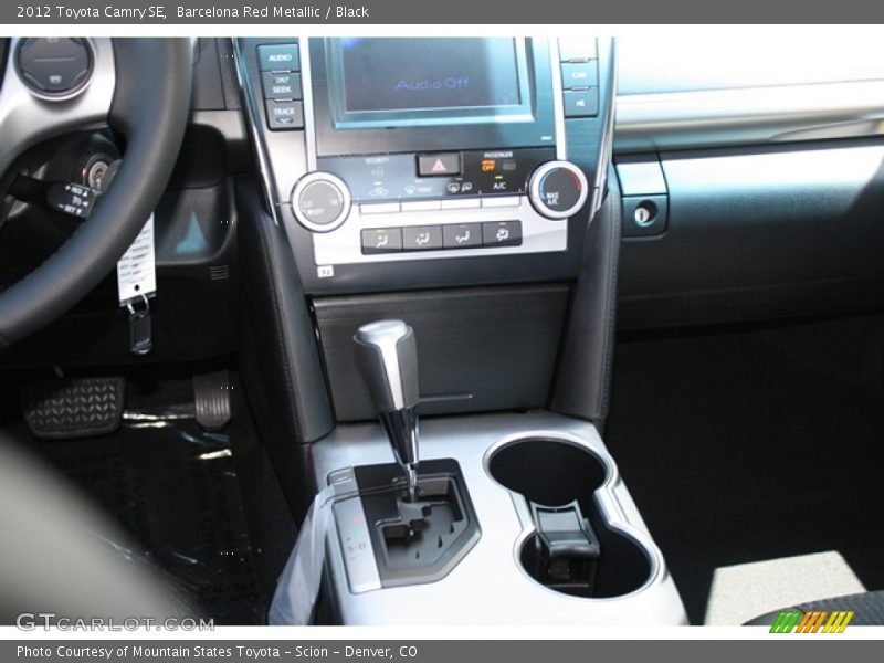 Barcelona Red Metallic / Black 2012 Toyota Camry SE