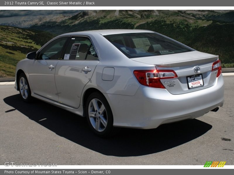 Classic Silver Metallic / Black 2012 Toyota Camry SE