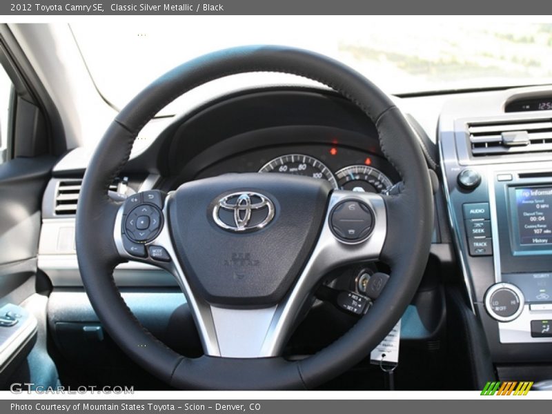 Classic Silver Metallic / Black 2012 Toyota Camry SE