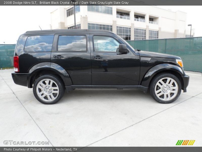 Brilliant Black Crystal Pearl / Dark Slate Gray/Light Slate Gray 2008 Dodge Nitro SLT