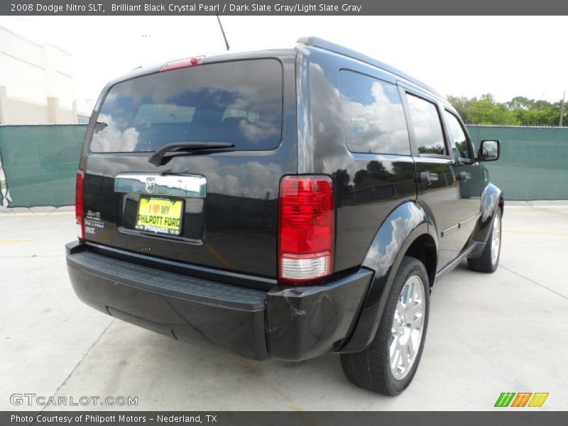 Brilliant Black Crystal Pearl / Dark Slate Gray/Light Slate Gray 2008 Dodge Nitro SLT