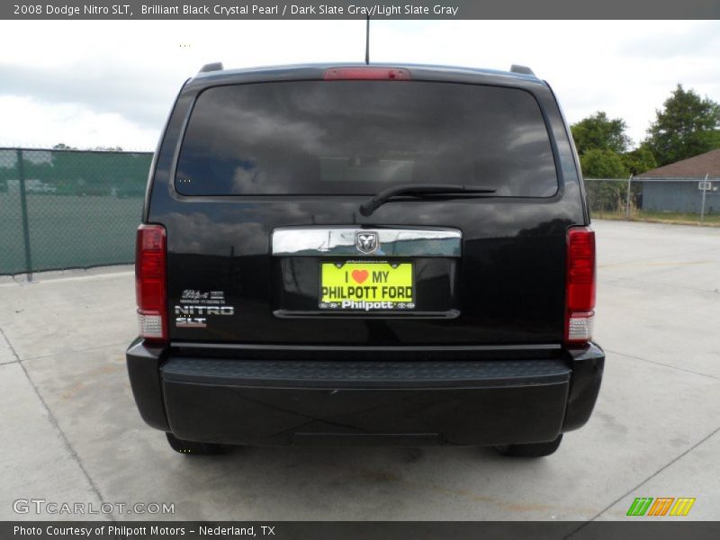 Brilliant Black Crystal Pearl / Dark Slate Gray/Light Slate Gray 2008 Dodge Nitro SLT