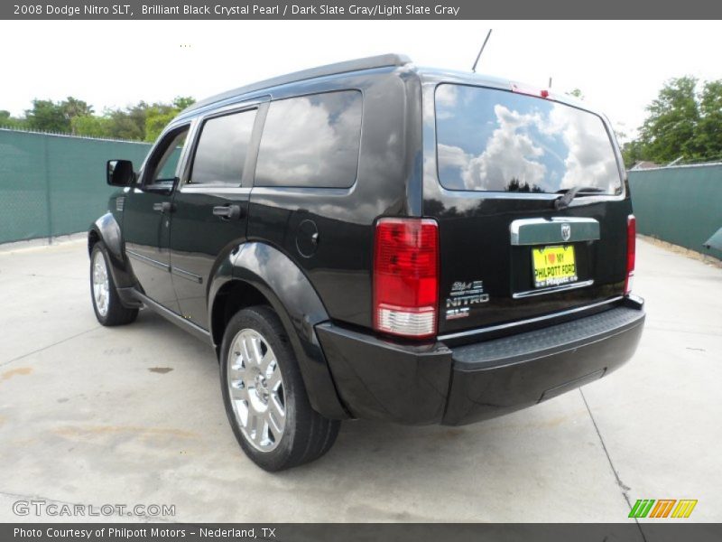 Brilliant Black Crystal Pearl / Dark Slate Gray/Light Slate Gray 2008 Dodge Nitro SLT