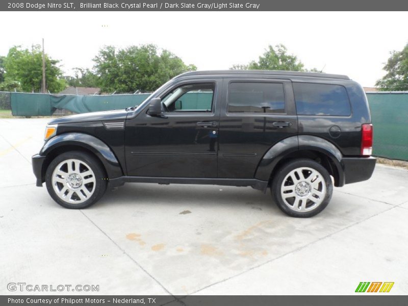 Brilliant Black Crystal Pearl / Dark Slate Gray/Light Slate Gray 2008 Dodge Nitro SLT