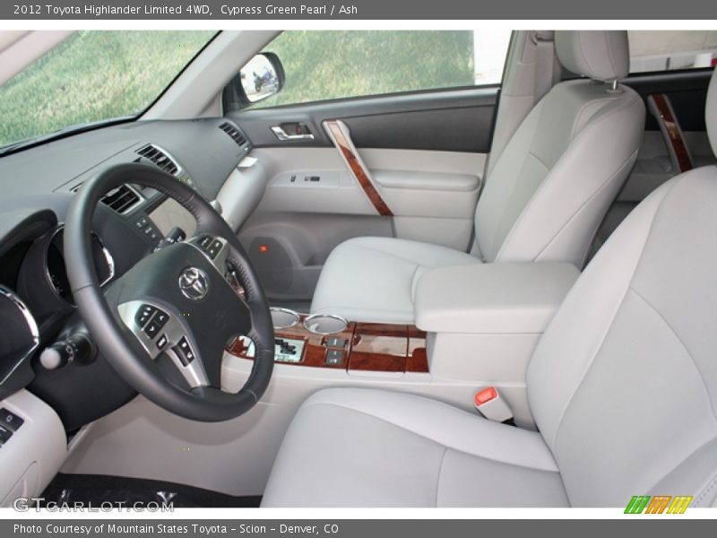Cypress Green Pearl / Ash 2012 Toyota Highlander Limited 4WD