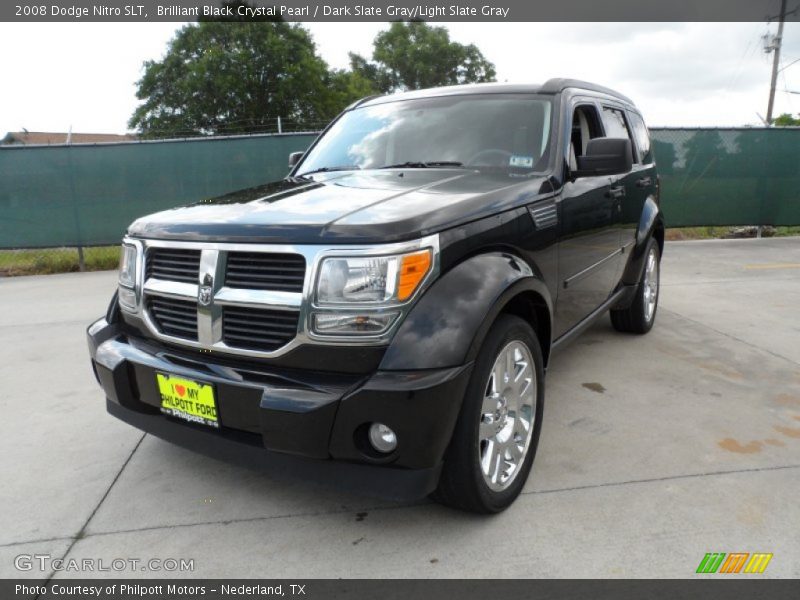 Brilliant Black Crystal Pearl / Dark Slate Gray/Light Slate Gray 2008 Dodge Nitro SLT