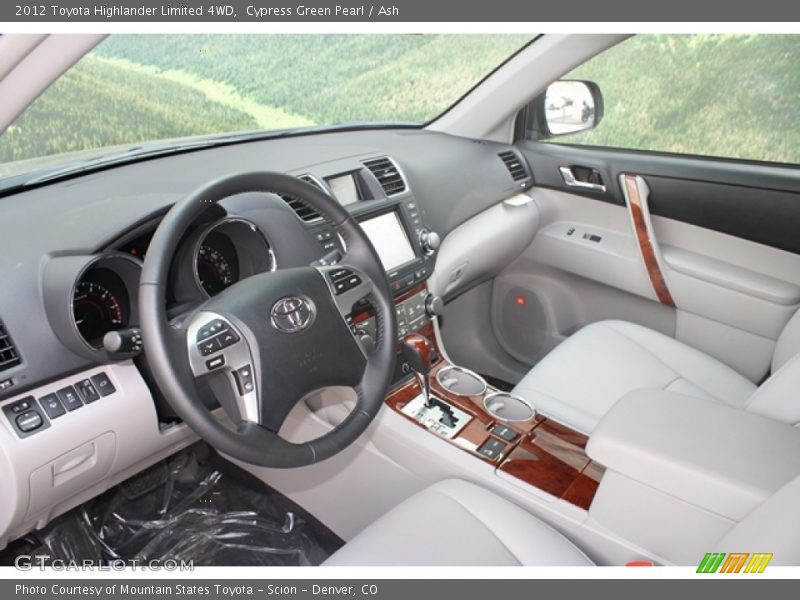 Cypress Green Pearl / Ash 2012 Toyota Highlander Limited 4WD