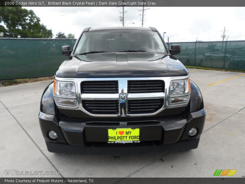 Brilliant Black Crystal Pearl / Dark Slate Gray/Light Slate Gray 2008 Dodge Nitro SLT