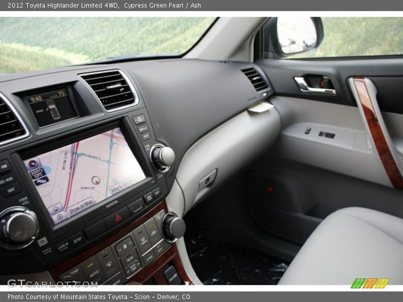 Cypress Green Pearl / Ash 2012 Toyota Highlander Limited 4WD