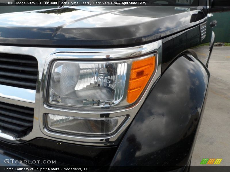 Brilliant Black Crystal Pearl / Dark Slate Gray/Light Slate Gray 2008 Dodge Nitro SLT