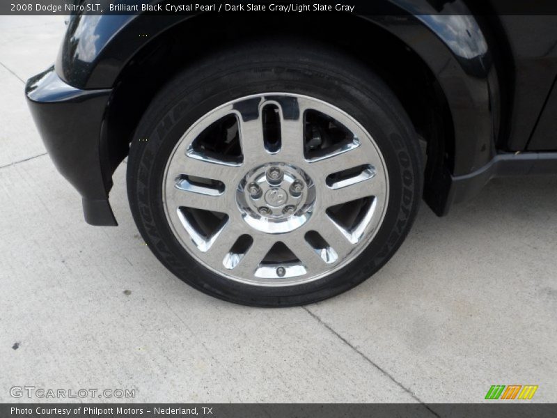 Brilliant Black Crystal Pearl / Dark Slate Gray/Light Slate Gray 2008 Dodge Nitro SLT
