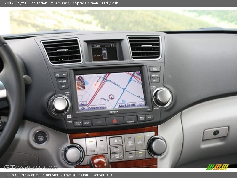 Cypress Green Pearl / Ash 2012 Toyota Highlander Limited 4WD