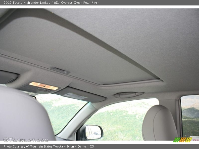 Cypress Green Pearl / Ash 2012 Toyota Highlander Limited 4WD