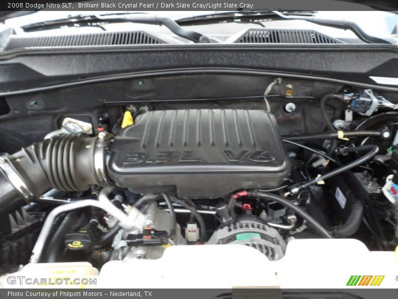 Brilliant Black Crystal Pearl / Dark Slate Gray/Light Slate Gray 2008 Dodge Nitro SLT