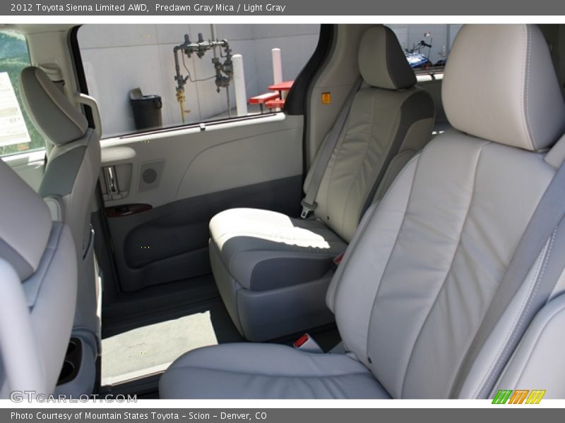Predawn Gray Mica / Light Gray 2012 Toyota Sienna Limited AWD