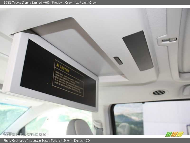 Predawn Gray Mica / Light Gray 2012 Toyota Sienna Limited AWD