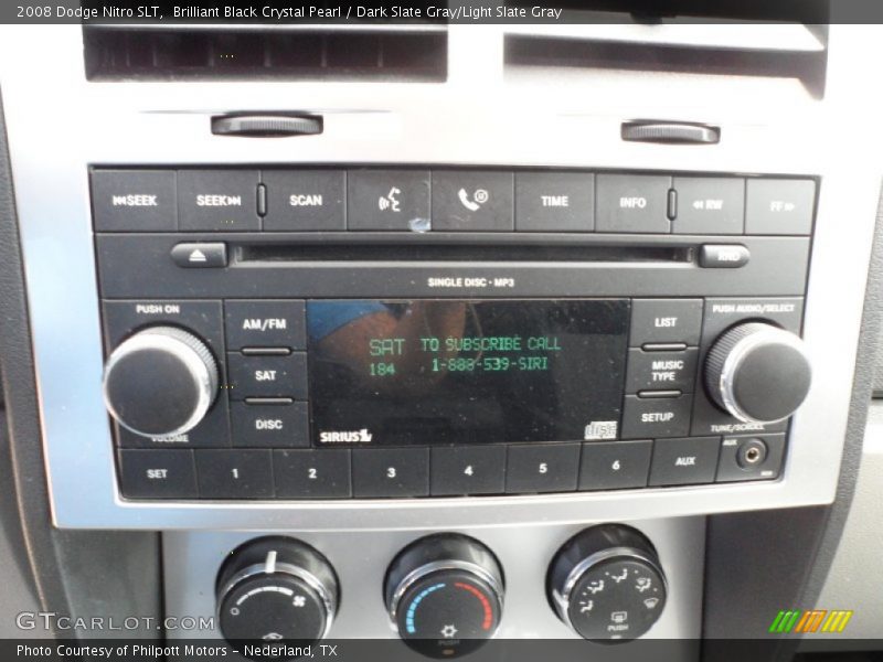 Brilliant Black Crystal Pearl / Dark Slate Gray/Light Slate Gray 2008 Dodge Nitro SLT