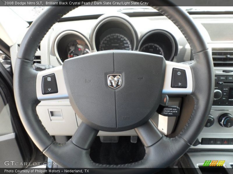 Brilliant Black Crystal Pearl / Dark Slate Gray/Light Slate Gray 2008 Dodge Nitro SLT