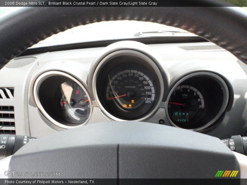 Brilliant Black Crystal Pearl / Dark Slate Gray/Light Slate Gray 2008 Dodge Nitro SLT