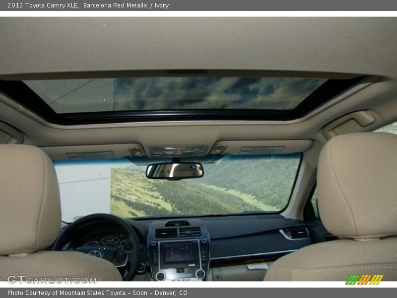 Barcelona Red Metallic / Ivory 2012 Toyota Camry XLE