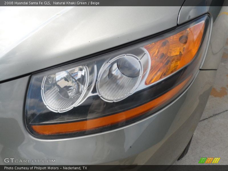 Natural Khaki Green / Beige 2008 Hyundai Santa Fe GLS