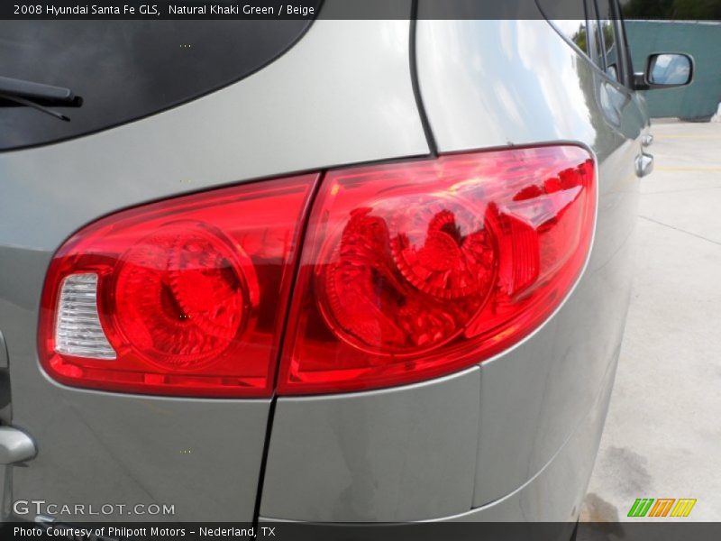 Natural Khaki Green / Beige 2008 Hyundai Santa Fe GLS