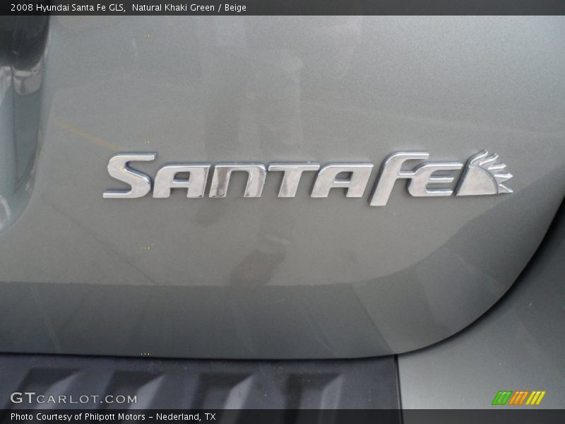 Natural Khaki Green / Beige 2008 Hyundai Santa Fe GLS