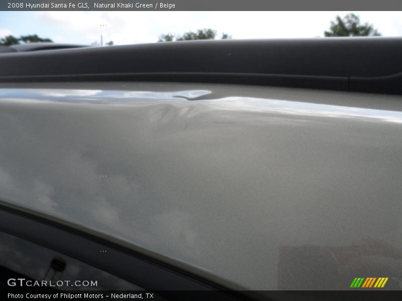 Natural Khaki Green / Beige 2008 Hyundai Santa Fe GLS