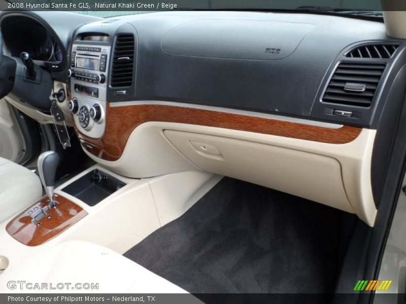Natural Khaki Green / Beige 2008 Hyundai Santa Fe GLS