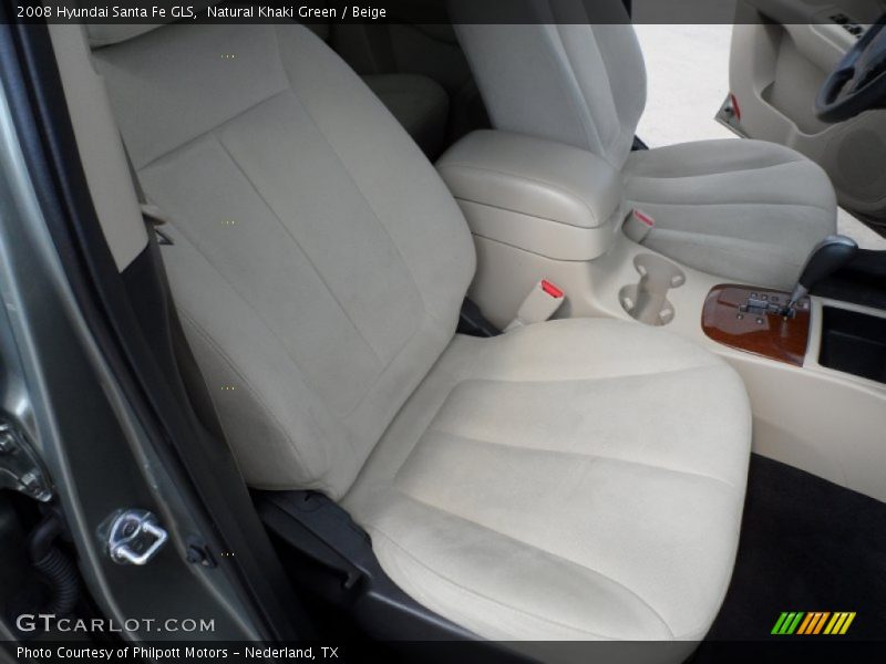 Natural Khaki Green / Beige 2008 Hyundai Santa Fe GLS