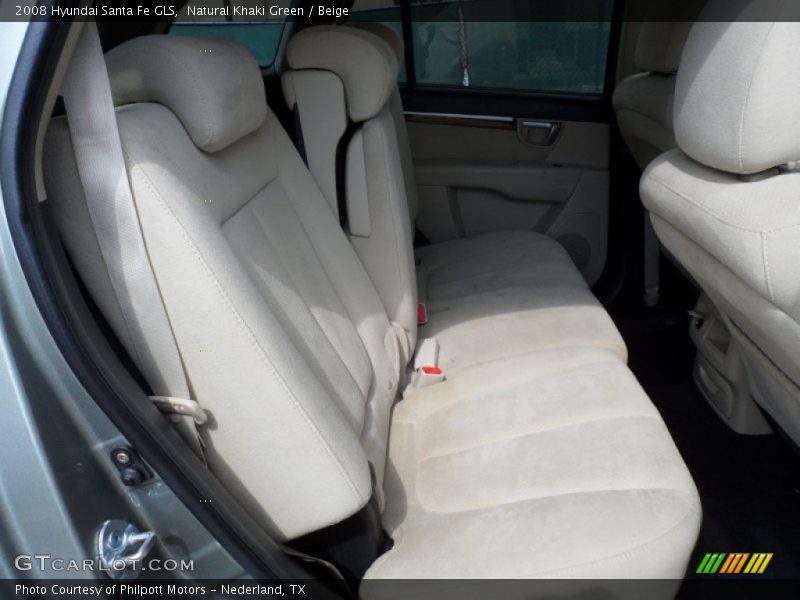 Natural Khaki Green / Beige 2008 Hyundai Santa Fe GLS