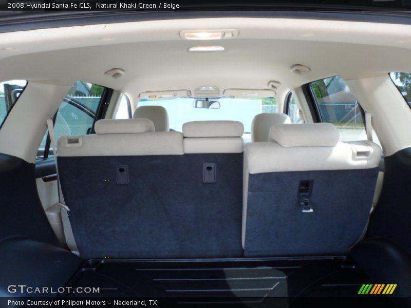 Natural Khaki Green / Beige 2008 Hyundai Santa Fe GLS