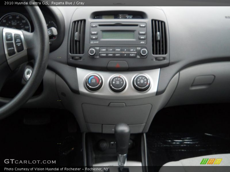 Regatta Blue / Gray 2010 Hyundai Elantra GLS