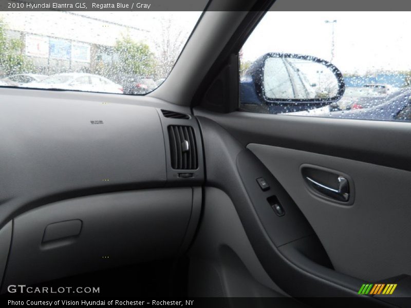 Regatta Blue / Gray 2010 Hyundai Elantra GLS