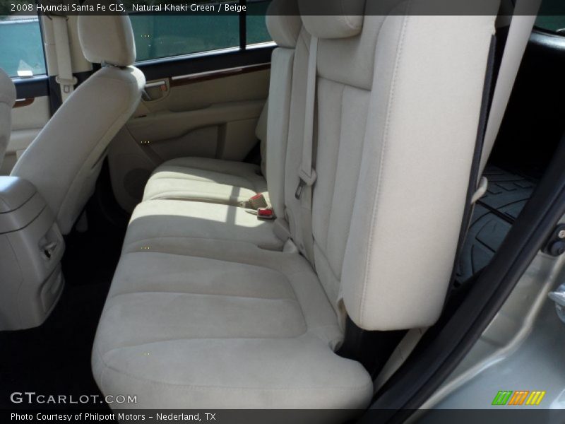 Natural Khaki Green / Beige 2008 Hyundai Santa Fe GLS