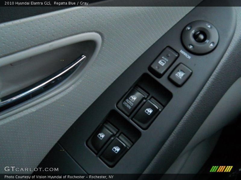 Regatta Blue / Gray 2010 Hyundai Elantra GLS