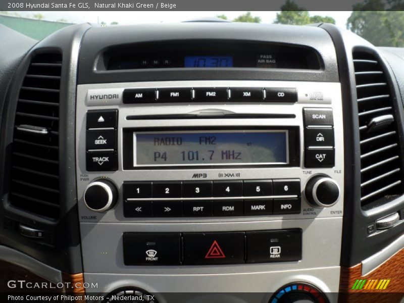 Natural Khaki Green / Beige 2008 Hyundai Santa Fe GLS