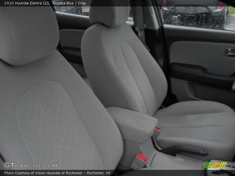 Regatta Blue / Gray 2010 Hyundai Elantra GLS