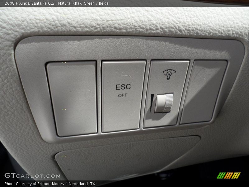 Natural Khaki Green / Beige 2008 Hyundai Santa Fe GLS