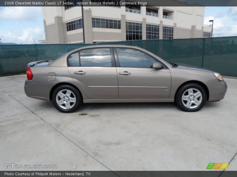 Amber Bronze Metallic / Cashmere Beige 2008 Chevrolet Malibu Classic LT Sedan