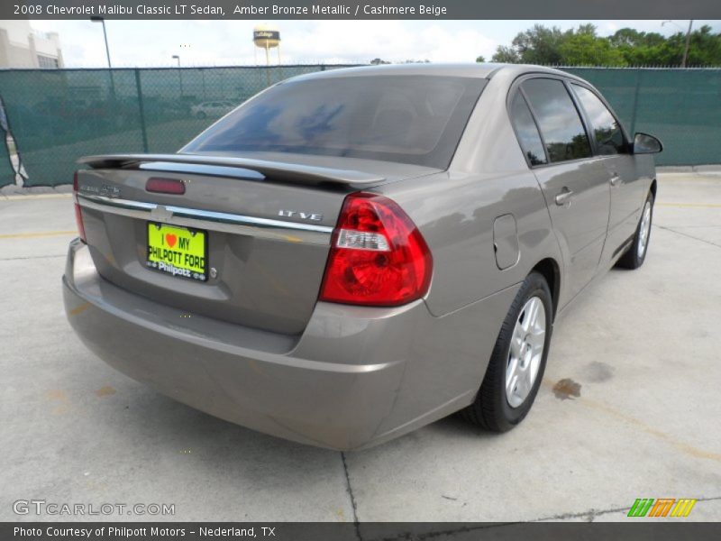 Amber Bronze Metallic / Cashmere Beige 2008 Chevrolet Malibu Classic LT Sedan
