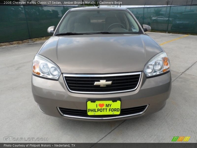 Amber Bronze Metallic / Cashmere Beige 2008 Chevrolet Malibu Classic LT Sedan