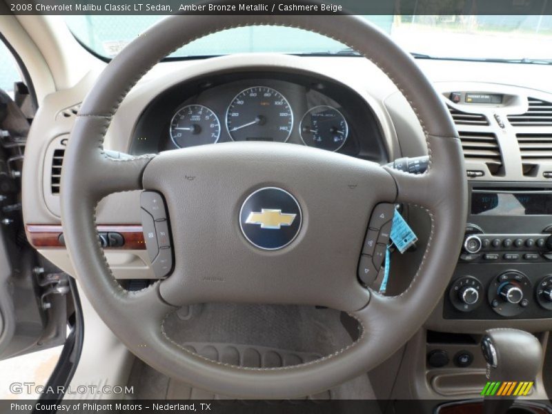 Amber Bronze Metallic / Cashmere Beige 2008 Chevrolet Malibu Classic LT Sedan