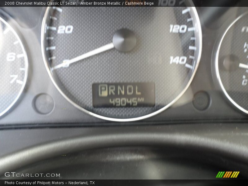 Amber Bronze Metallic / Cashmere Beige 2008 Chevrolet Malibu Classic LT Sedan