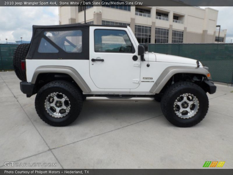 Stone White / Dark Slate Gray/Medium Slate Gray 2010 Jeep Wrangler Sport 4x4