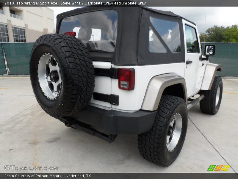 Stone White / Dark Slate Gray/Medium Slate Gray 2010 Jeep Wrangler Sport 4x4