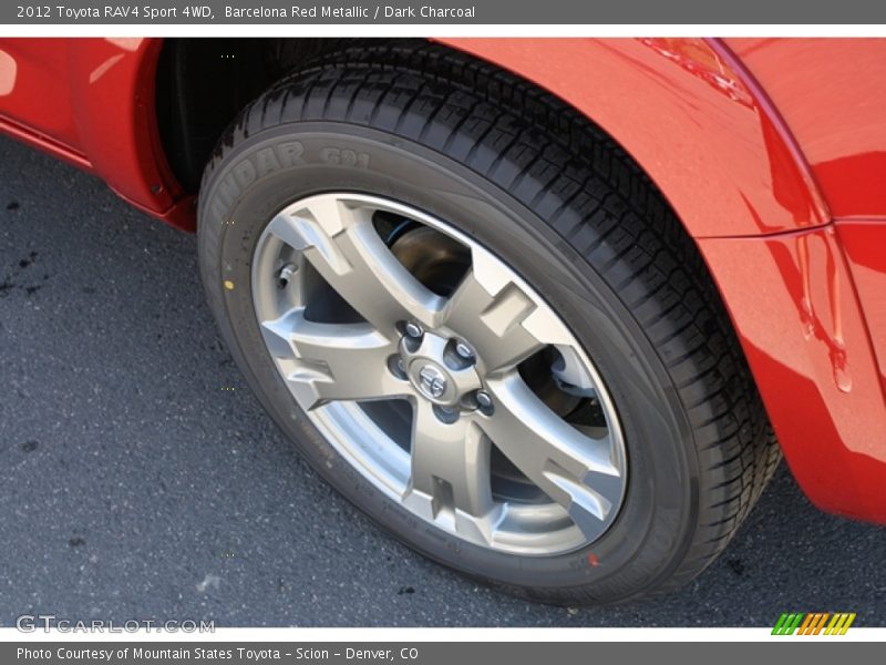 Barcelona Red Metallic / Dark Charcoal 2012 Toyota RAV4 Sport 4WD